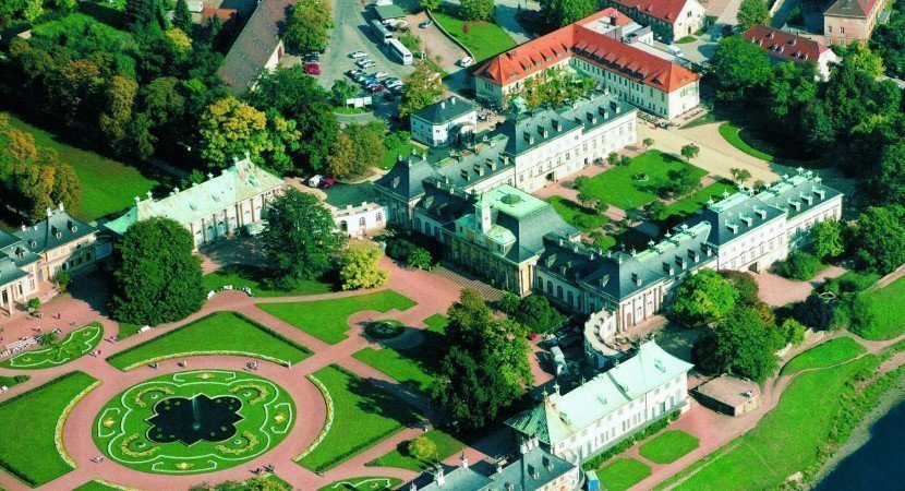Luftbild Schlosshotel Pillnitz Bild Slider groß